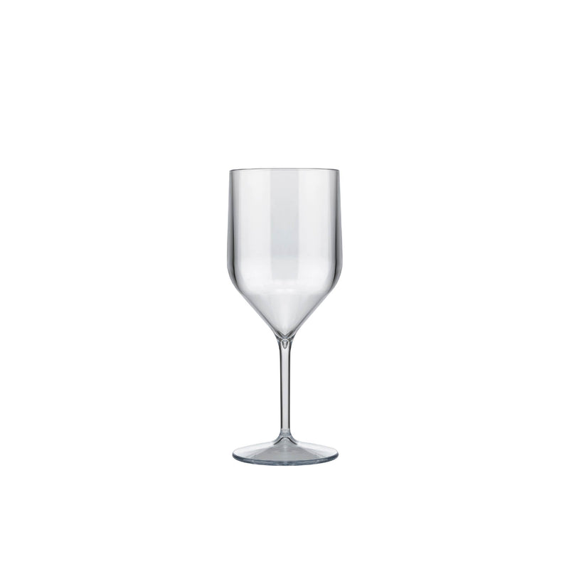 6 CALICI DA VINO "CROISERE STEMGLASS " INFRANGIBILE TRASPARENTE IN PLASTICA - FM39