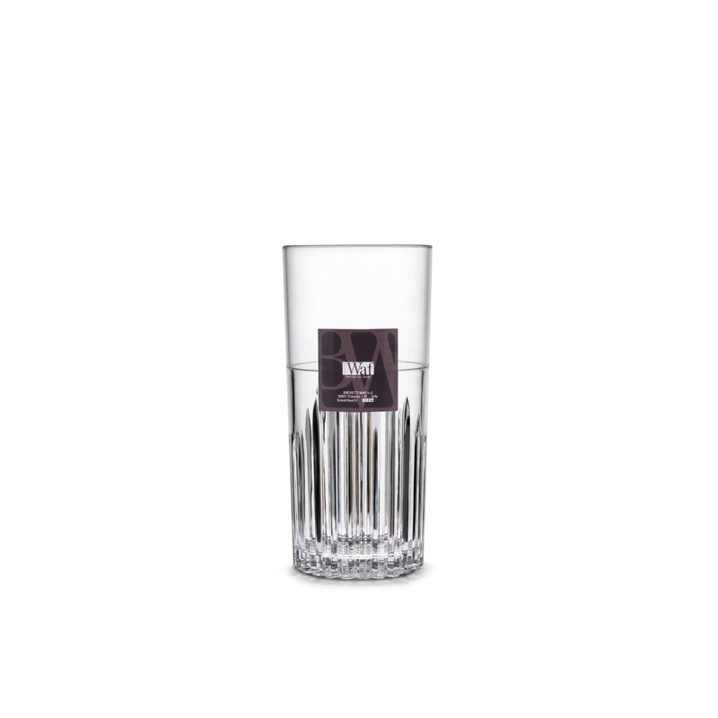 6 BICCHIERI "MILANO HI-BALL GLASS" TRASPARENTI INFRANGIBILI CONFEZIONE DA 6 PEZZI - FM57