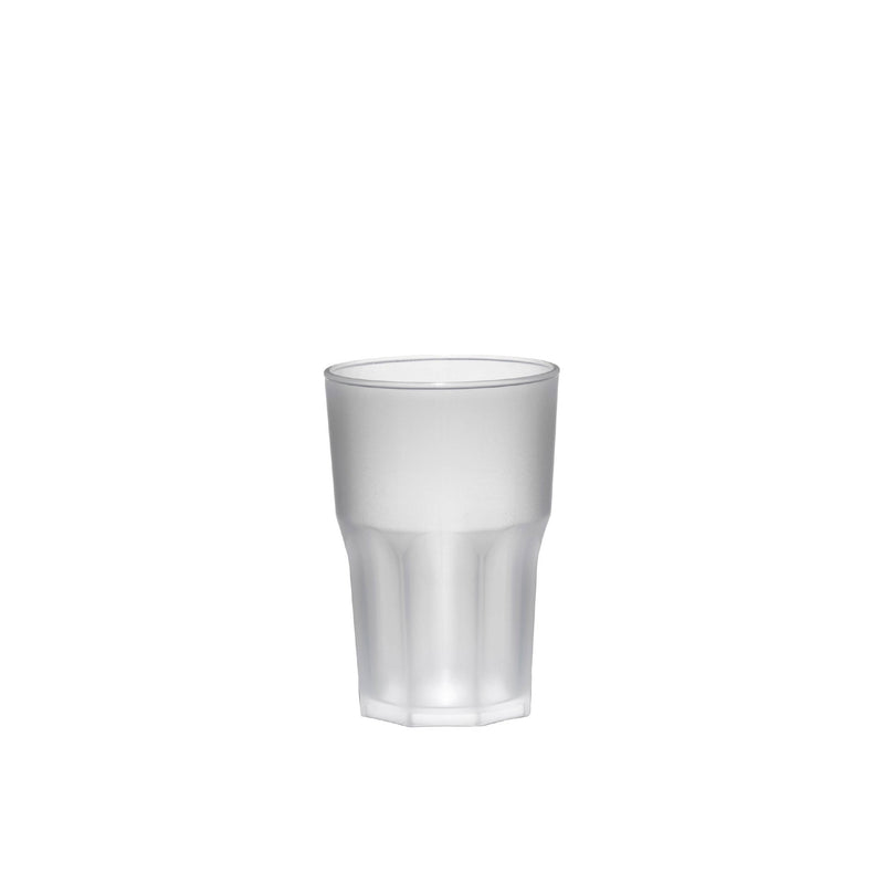 10 BICCHIERI COCKTAILS "GRANITY FROST" INFRANGIBILI SATINATI CONFEZIONE DA 10 PEZZI - FM62  PP