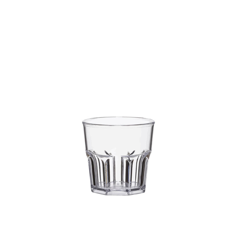16 BICCHIERI WHISKY "MINIDRINK CLEAR " INFRANGIBILI, TRASPARENTI CONFEZIONE DA 16 PEZZI - FM-69