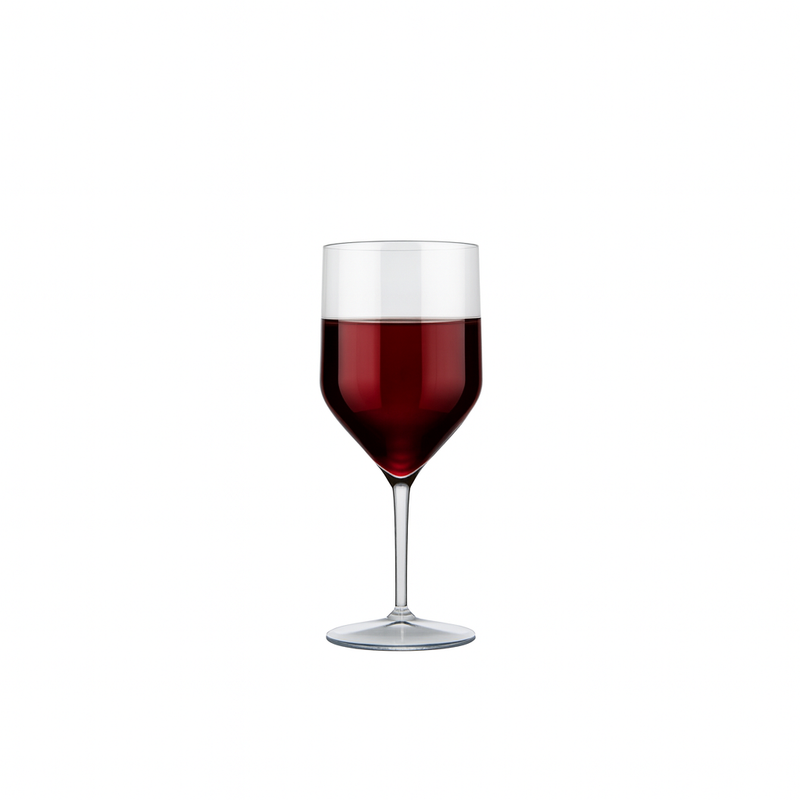 6 CALICI DA VINO "CROISERE STEMGLASS " INFRANGIBILE TRASPARENTE IN PLASTICA - FM39