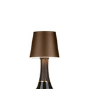 ONE-LIGHT STEM LAMPADA O PARALUME A LED DA BOTTIGLIA, PORTATILE E RICARICABILE - COLORE BRONZO FB-94 BR