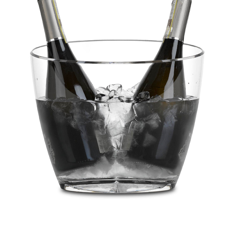SECCHIELLO BUCKET RINFRESCATORE  "NICE MAGNUM" TRASPARENTE DA 2/3 BOTTIGLIE O 1 MAGNUM FB-36