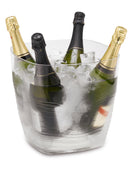 SPUMANTIERA, BOWL PORTAGHIACCIO "GAME SQUARE" TRASPARENTE DA 4 BOTTIGLIE FB-66
